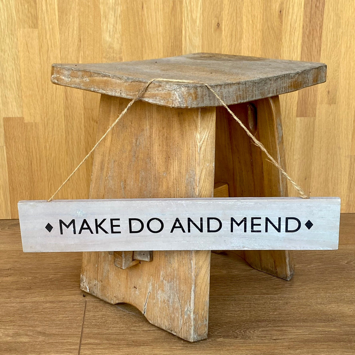Make Do and Mend Wooden Sign – Park Farm Plants